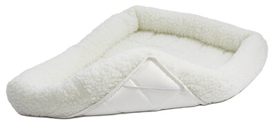 Foto 6 | Foto 6 | Cama Para Perros Midwest Homes For Pets Bolster, Forro Polar Blanco De 24 Pulgadas - Venta Internacional.