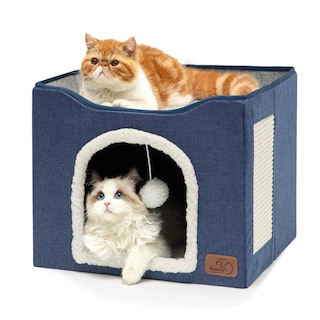 Foto 1 | Foto 1 | Cama Para Gatos Bedsure Cat Cave Para Gatos De Interior Con Almohadilla Rascadora B - Venta Internacional.