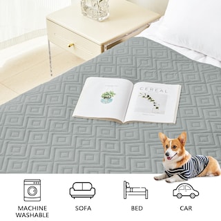 Foto 3 | Foto 3 | Manta Impermeable Para Perros Hyha Para Cama, Sofá Y Muebles, Gris - Venta Internacional.
