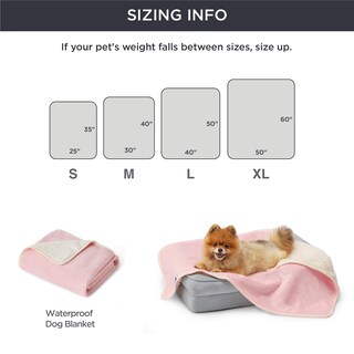 Foto 6 | Foto 6 | Manta Impermeable Para Perros Y Gatos Pequeños, Color Rosa - Venta Internacional.