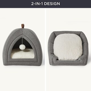 Foto 5 | Foto 5 | Cama De Cama Para Gatos 2 En 1 Para Gatitos Con Almohada Acolchada - Venta Internacional.