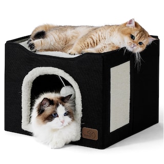 Foto 1 | Foto 1 | Cama Para Gatos Bedsure Cat Cave Para Gatos De Interior Con Almohadilla Rascadora - Venta Internacional.