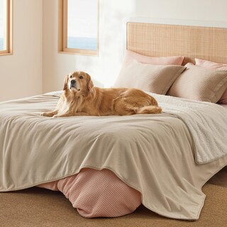 Foto 1 | Foto 1 | Manta Impermeable Para Cama, Forro Polar Sherpa, Tamaño Queen - Venta Internacional.
