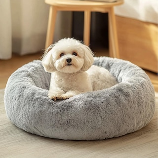 Foto 1 | Foto 1 | Cama Para Perros Jollyvogue Calming Donut De Felpa Para Perros Pequeños - Venta Internacional.