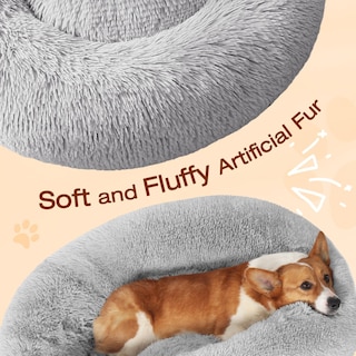 Foto 3 | Foto 3 | Cama Para Perros Jollyvogue Calming Donut De Felpa Para Perros Pequeños - Venta Internacional.
