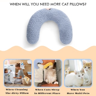 Foto 6 | Foto 6 | Almohada De Cama Para Gatos Homelifthub, Mullida, Para Interiores - Venta Internacional.