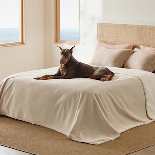 Foto 1 | Foto 1 | Manta Impermeable Para Cama, Forro Polar Sherpa, Tamaño King - Venta Internacional.
