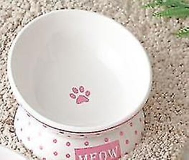 Foto 5 | Foto 5 | Cuenco Para Mascotas Huoguo Lovely Ceramic Con Soporte Elevado De 45 Grados - Venta Internacional.