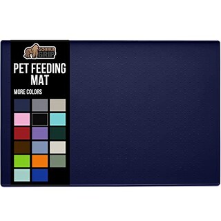 Foto 1 | Foto 1 | Alfombrilla De Alimentación Para Mascotas Gorilla Grip De Silicona Impermeable, Color Azul Marino - Venta Internacional.
