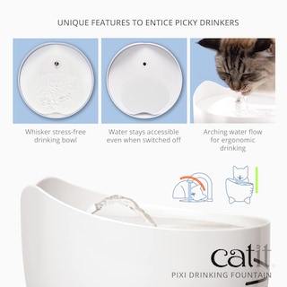 Foto 4 | Foto 4 | Fuente De Agua Para Gatos, Fuente Para Beber Catit Pixi, Color Verde - Venta Internacional.