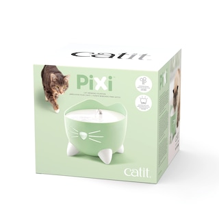 Foto 7 | Foto 7 | Fuente De Agua Para Gatos, Fuente Para Beber Catit Pixi, Color Verde - Venta Internacional.