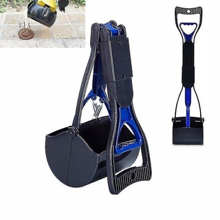 Foto 1 | Foto 1 | Recogedor De Inodoro Para Mascotas Con Mango Largo, Diseño De Jaula Para Pájaros, Color Azul - Venta Internacional.