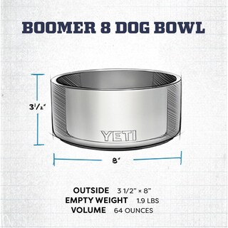 Foto 4 | Foto 4 | Boomer para Perros Yeti 8 Acero Inoxidable 1,9 L Big Sky Blue - Venta Internacional