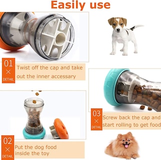 Foto 3 | Foto 3 | Dispensador De Golosinas Para Perros, Rompecabezas, Juguete, Alimentador Lento Huoguo - Venta Internacional.