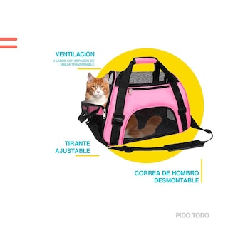 Foto 5 | Foto 5 | Bolsa Transportadora de Mascotas Poli Pets PP-TPMPK-CH color Rosa