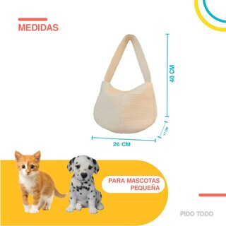 Foto 2 | Foto 2 | Transportadora Tipo Cangurera de Mascotas Poli Pets PP-MCPMAWH color Begie