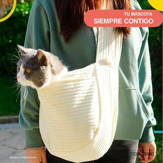 Foto 3 | Foto 3 | Transportadora Tipo Cangurera de Mascotas Poli Pets PP-MCPMAWH color Begie