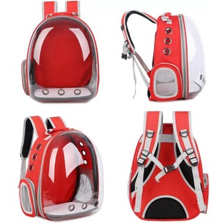 Foto 3 | Foto 3 | Mochila Transportadora Eo Safe Imports Esi-7931 para Mascota Pequeña Rojo