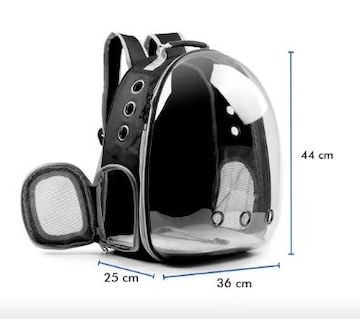 Foto 3 | Foto 3 | Mochila para Mascotas Wünd Transpirable Negra