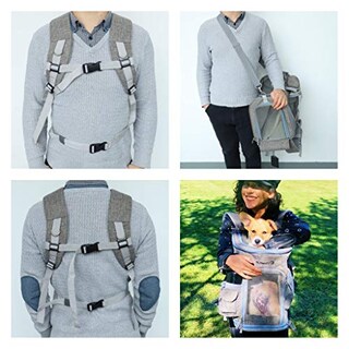 Foto 5 | Foto 5 | Mochila Portabebés Para Mascotas Mr. Peanut's, Con Lados Suaves, Para Niños Pequeños - Venta Internacional.