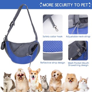 Foto 4 | Foto 4 | Bolsa Bandolera Portátil De Viaje Segura Para Perros Y Gatos Pequeños - Venta Internacional.