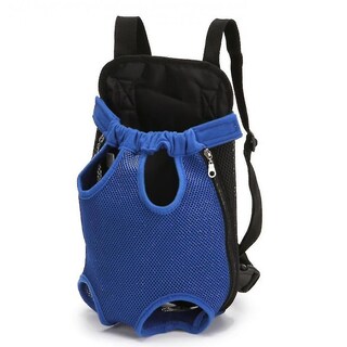 Foto 1 | Foto 1 | Mochila Para Mascotas Huoguo Azul Para Perros Y Gatos, Malla De Nailon, L: 38 X 23 Cm - Venta Internacional.