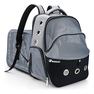 Foto 5 | Foto 5 | Mochila Transportadora Para Perros/gatos Expandible, Gris/negro