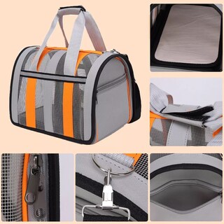 Foto 4 | Foto 4 | Bolsa De Mascotas Plegable Transportadora Eo Safe Imports Esi-17810 Gris