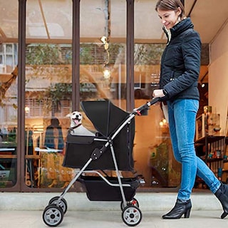 Foto 2 | Foto 2 | Transportín Plegable De Viaje Bestpet Stroller Para Gatos Y Perros - Venta Internacional.