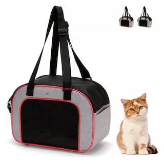 Foto 3 | Foto 3 | Mochila Transportadora Para Perro Y Gato Portátil Plegable Eo Safe Imports Esi-7836-1 Rojo
