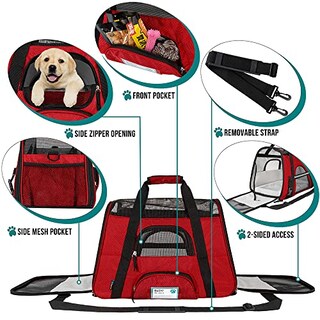 Foto 3 | Foto 3 | Transportín Para Mascotas Petami Premium Aprobado Por La Aerolínea Rojo - Venta Internacional.