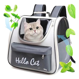 Foto 2 | Foto 2 | Mochila Back Pack Belug Transportadora Gato Perro Mascota Pequeña Gris