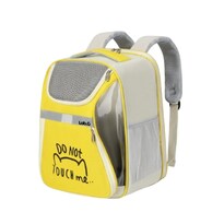 Mochila Transportadora Plegable Ampliable Lab.g,  Amarillo Beige