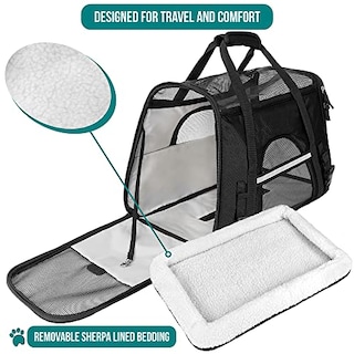 Foto 4 | Foto 4 | Transportín Para Mascotas Petami Premium Airline Aprobado Por La Aerolínea Soft-side - Venta Internacional.