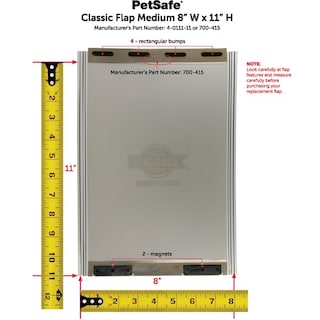 Foto 2 | Foto 2 | Tapa De Repuesto Para Puerta Clásica Para Mascotas Petsafe, Tamaño Mediano - Venta Internacional.