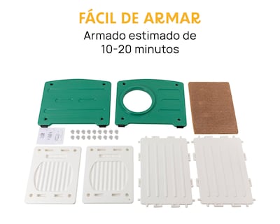 Foto 7 | Foto 7 | Casa De Plástico Térmica Para Gato Con Rascador