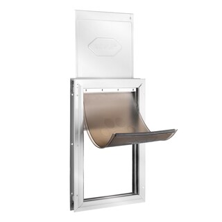 Foto 1 | Foto 1 | Puerta Para Mascotas Vevor Con Marco De Aluminio Para Perros Extragrandes, Color Blanco - Venta Internacional.