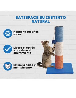 Foto 3 | Foto 3 | Torre para Gato Rascador Golden King 52 cm de Alto