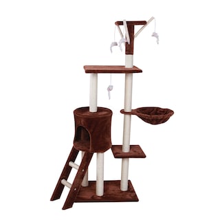 Foto 1 | Foto 1 | Mueble/rascador para Gato Fancy Pets con Escalera, Hamaca y Casa