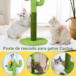Foto 3 | Foto 3 | Poste Rascador de Cactus Eo Safe Imports Esi-7835 color Verde para Gatos