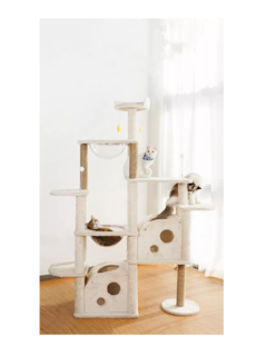 Foto 3 | Foto 3 | Mueble Rascador para Gato Varios Niveles 172 Cm