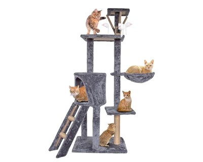 Foto 3 | Foto 3 | Rascador Bluelander color Gris 3 Niveles para Gato