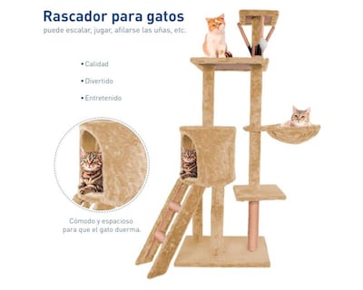 Foto 3 | Foto 3 | Torre para Gatos Bluelander Múltiples Niveles