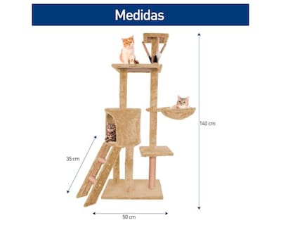 Foto 4 | Foto 4 | Torre para Gatos Bluelander Múltiples Niveles