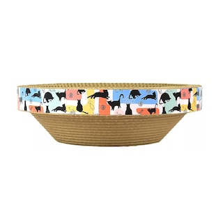 Foto 4 | Foto 4 | Rascador para gato circular de 30 cm en marrón resistente y ecológico