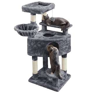 Foto 1 | Foto 1 | Torre Para Gatos Cat Tree Yaheetech De 46 Pulgadas Con Rascadores Y Cuna - Venta Internacional.