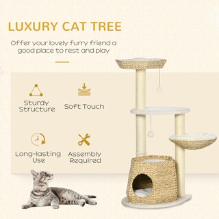 Foto 4 | Foto 4 | Centro De Actividades Cat Tree Pawhut 47 Kitty Para Gatos De Menos De 10 Libras - Venta Internacional.