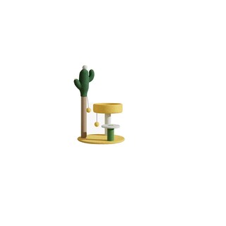 Foto 1 | Foto 1 | Rascador Para Gato Con Pelota De Juguete Y Plataforma Cactus Eo Safe Imports Esi-15105 Multicolor
