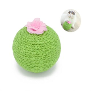 Foto 5 | Foto 5 | Juguete Rascador Para Gatos Huoguo, Bonito Cactus Con Bola De Sisal Y Hierba Gatera - Venta Internacional.