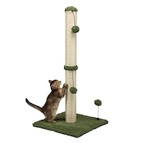 Rascador Para Gatos Mecool Basics Premium, 86 Cm De Alto, Color Verde - Venta Internacional.